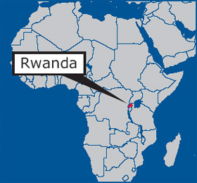 Rwanda-in-Africa-map